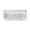 Xenz Taylor duobad 180x80x60 edelweiss incl. 7006 badafvoer/vulcombinatie wit glans SW382472 Xenz Taylor duobad 180x80x60 edelweiss incl. 7006 badafvoer/vulcombinatie wit glans SW382472