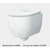 Xenz gio WC suspendu affleurante 50,5x35cm sans siège blanc mat SW379499