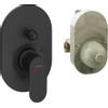 Hansgrohe Rebris s Mitigeur bain encastré monotrou mat noir SW803145