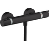 Hansgrohe Ecostat Comfort Douchekraan - thermostatisch - met koppelingen - thermostaat - mat zwart SW297289