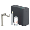 Hansgrohe Aqittura M91 SodaSystem 240, 1jet, starter set RVS-look SW1567480