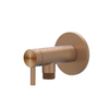 IVY Robinet d'arrêt d'angle - 1/2" - 3/8 - Inox 316 - cuivre brossé mat PVD SW1031815