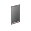 Forzalaqua Reno 2.0 miroir 40x80cm Rectangulaire sans éclairage avec cadre Chêne massif Silver Grey SW492649