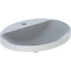 Geberit VARIFORM opbouwwastafel - 60x48cm - met 1 kraangat - zonder overloop - wit SW421965