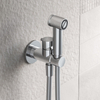 Hotbath Cobber Partie apparente pour robinet de bidet avec flexible de douche et support chrome SW677930