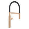 GROHE Essence nouveau robinet de cuisine 1 trou avec douchette professionnelle auto avec inverseur douchette chaude coucher de soleil brossé SW354708