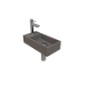 Ink Versus fonteinset – 36x18x9 cm – quartz grijs – kraangat links – chromen kraan SW157990