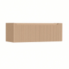 H&R Badmeubelen Juice Wastafelonderkast - 120x45x40cm - rechterhoek afgerond - 3D-front - 1 lade - geïntegreerde greep - peach SW1259867