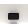 H&R badmeubelen Juice Meuble sous vasque - 80x45x40cm - angles arrondis - 1 tiroir - poignée intégrée - anthracite mat SW867543