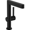 Hansgrohe Finoris 1 greeps wastafelkraan - 230 draaibare uitloop - met afvoerplug - mat zwart SW651024
