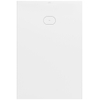 Villeroy & Boch Ecora douchebak - 150x100x3.5cm - afvoer korte zijde - stone white (wit) SW1558958