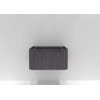 H&R badmeubelen Juice Wastafelonderkast - 80x45x40cm - afgeronde hoeken - 3D-front - 1 lade - geïntegreerde greep - wenge SW867670