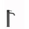 Plieger Roma Mélangeur lavabo 1 trou surélevé avec vidage 27.2cm noir brossé chromé SW444445 Plieger Roma Mélangeur lavabo 1 trou surélevé avec vidage 27.2cm noir brossé chromé SW444445