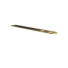 Hotbath &MORE Planchet - 80cm - inclusief bevestigings rails - 2 uitsparingen - voor zeepdispenser of beker - PVD - geborsteld messing (goud) SW1245953