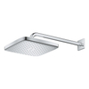 GROHE Tempesta 250 Cube Hoofddouche - 25cm - 1 straalsoort - wandarm 38cm - chroom/wit SW490434