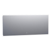 BRAUER Jasper spiegel – 160x70 cm – directe LED boven – dimbaar, touchbediening – Aluminium SW278189