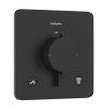 Hansgrohe Ecostat Comfort Q Thermostat encastré - 2 fonctions - noir mat SW1388380