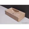 Forzalaqua Venetia Travertin Gezoet 40X22X10cm 0Xø36mm, R SW369916 Forzalaqua Venetia Travertin Gezoet 40X22X10cm 0Xø36mm, R SW369916