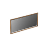Forzalaqua Reno 2.0 miroir 160x80cm Rectangulaire sans éclairage avec cadre Chêne massif Castle Brown SW492615