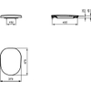 Ideal Standard Tonic abattant de WC softclose blanc 0180199
