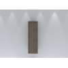H&R badmeubelen Juice Hoge Kast - 40x35x130cm - met ronde hoeken - 3D-front - 1 deur - rechtsdraaiend - charleston SW875709