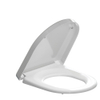 FugaFlow Abattant WC déclipsable et softclose compatible avec Duravit Starck 3 blanc brillant SW1123380