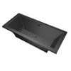 Xenz Society Baignoire duo - 175x80x53 - bonde centrale - acrylique - ebony SW103094