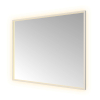 Hotbath &MORE Miroir éclairage LED direct et indirect color changing chauffage de miroir dimmable avec télécommande Laiton brossé PVD SW1246040