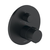 Duravit Thermostatarmaturen Afbouwdeel - encastré robinet bain/douche - thermostatique - 1 sortie - Ø17cm - mat noir SW962511