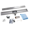 Xellanz Eco douchegoot 90cm met vloerflens RVS SW62775 Xellanz Eco douchegoot 90cm met vloerflens RVS SW62775