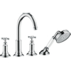 AXOR Montreux 4 gats badrandcombinatie Chroom GA65288 AXOR Montreux 4 gats badrandcombinatie Chroom GA65288