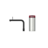 Quooker BE Front mitigeur d'eau bouillante - bec pivotant - réservoir Combi - Eau chaude / eau bouillante - Noir SW795583