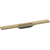 Hansgrohe RainDrain Flex Caniveau de douche - 70cm - raccourcissable - montage mural - brushed bronze SW1590357