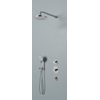 Hotbath Buddy Thermostatische Regendoucheset - inbouw - 2 stopkranen - hoogglans chroom SW1247280
