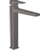Hansgrohe Metropol 1-gats wastafelkraan - 260 met push open waste - met voorsprong vaste uitloop 20.4cm - geborsteld zwart chroom SW297569