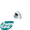 FugaFlow Eccelente Sobrado Crochet porte-serviette simple rond Chrome SW1123205