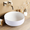 Mondiaz Coss waskom 36x36x13cm rond opbouw Solid Surface Cale/Talc SW643474 Mondiaz Coss waskom 36x36x13cm rond opbouw Solid Surface Cale/Talc SW643474