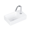 Villeroy & Boch Avento ensemble lave-mains - 36x22x11cm - trou de robinet à droite - robinet de lave-mains chromé - blanc brillant SW1186619