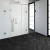 Saniclass Create douchecabine XL 100x160cm profielloos met antikalk en 8mm veiligheidsglas chroom SW223680 Saniclass Create douchecabine XL 100x160cm profielloos met antikalk en 8mm veiligheidsglas chroom SW223680