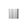 INK SPK2 armoire de toilette – 70 x 74 x 14 cm – 2 portes, portes-miroir double face – Noyer SW353385