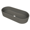 Arcqua Case vasque à poser - ovale - 60x26cm - quartz gris mat SW1209155