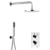 Crosswater Kai inbouw doucheset inclusief 20cm hoofddouche en handdoucheset chroom SW487209 Crosswater Kai inbouw doucheset inclusief 20cm hoofddouche en handdoucheset chroom SW487209