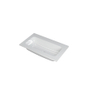 INK Faktor Lavabo à encastrer 80x1.5x45cm sans trous de robinet 1 vasque polystone Blanc brillant SW207253