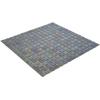 La Mosaic Factory Amsterdam carreau mosaïque - 32,2x32,2cm - carrelage mural et de sol - Carré - Verre Gris Foncé brillant SW62152