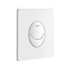 Grohe Skate air WC bedieningsplaat verticaal wit 0729122 Grohe Skate air WC bedieningsplaat verticaal wit 0729122