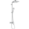 Hansgrohe Crometta e 240 - 1jet - showerpipe - met douchekraan - hoogglans chroom SW73208
