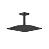 AXOR Citterio C douche de tête - 27x27cm - avec raccord plafond - noir mat SW1152185