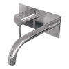 BRAUER Stripe Mitigeur lavabo encastré - bec courbé et plaque de recouvrement - modèle A2 - chrome SW1434705