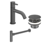 Crosswater MPRO robinet de lavabo pour lave-mains - slate gunmetal (anthracite) SW1209514