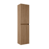 Saniclass Chaci Armoire haute - 140x35x27cm - 2 portes - chêne chaud SW1529799